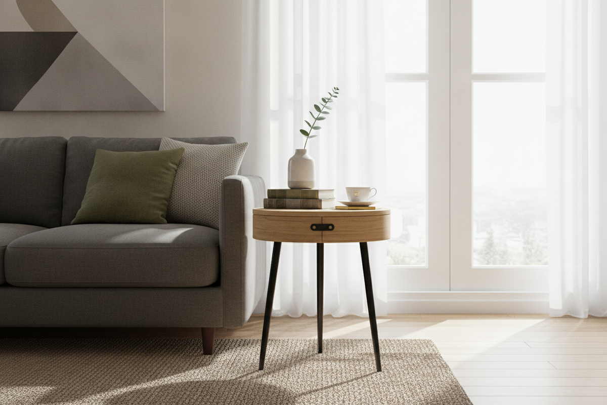 I Found an End Table Under $25 That Doesn't Look Like a Dorm Room