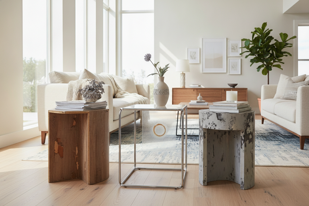 The 3 Materials to Avoid When Shopping for Discount End Tables