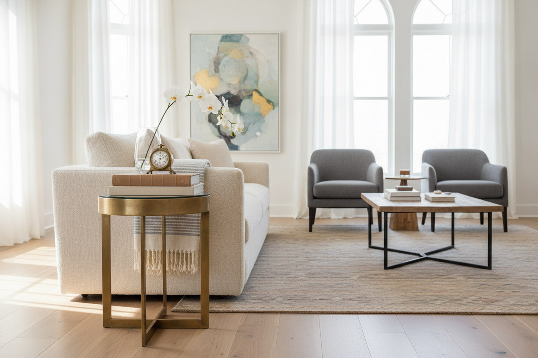 Why Your Brass Metal Side Table Looks Cheap (And How to Fix It)