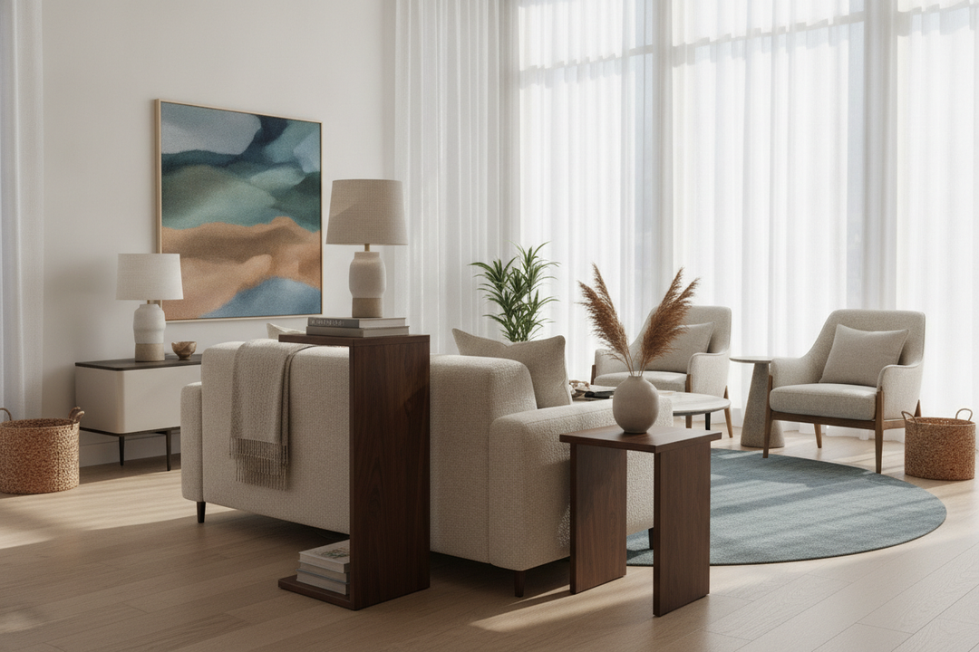 Standard End Tables Are Too Short: Try a 32 Inch Height Table