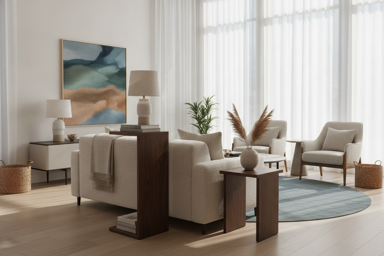Standard End Tables Are Too Short: Try a 32 Inch Height Table