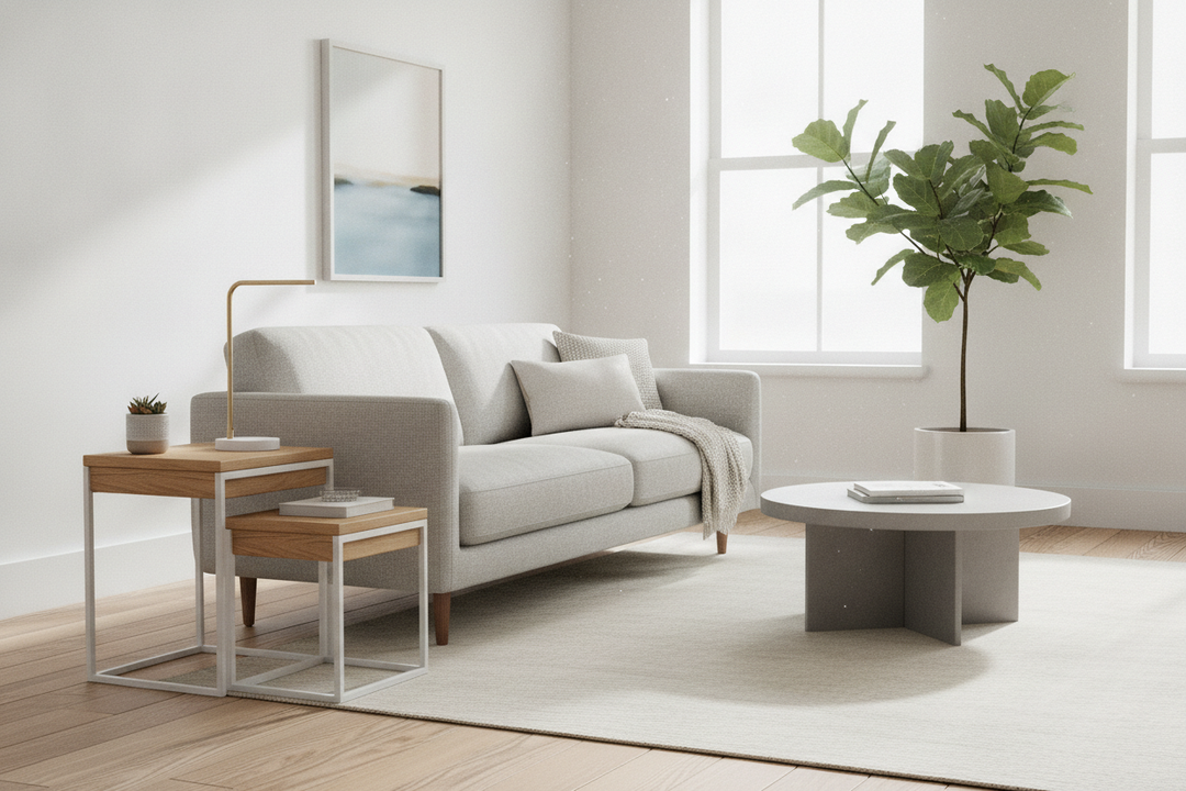 How Tiny Side Tables Fixed My Claustrophobic Living Room