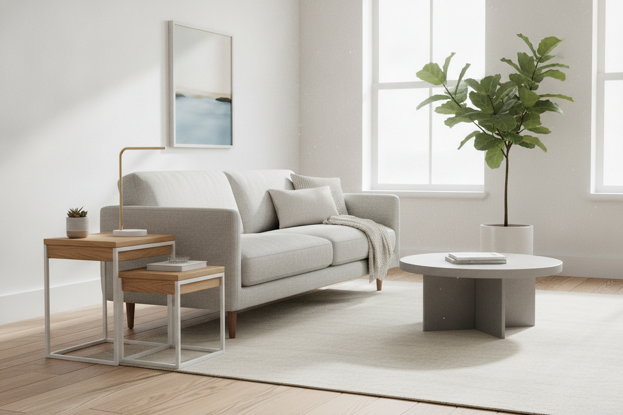 How Tiny Side Tables Fixed My Claustrophobic Living Room