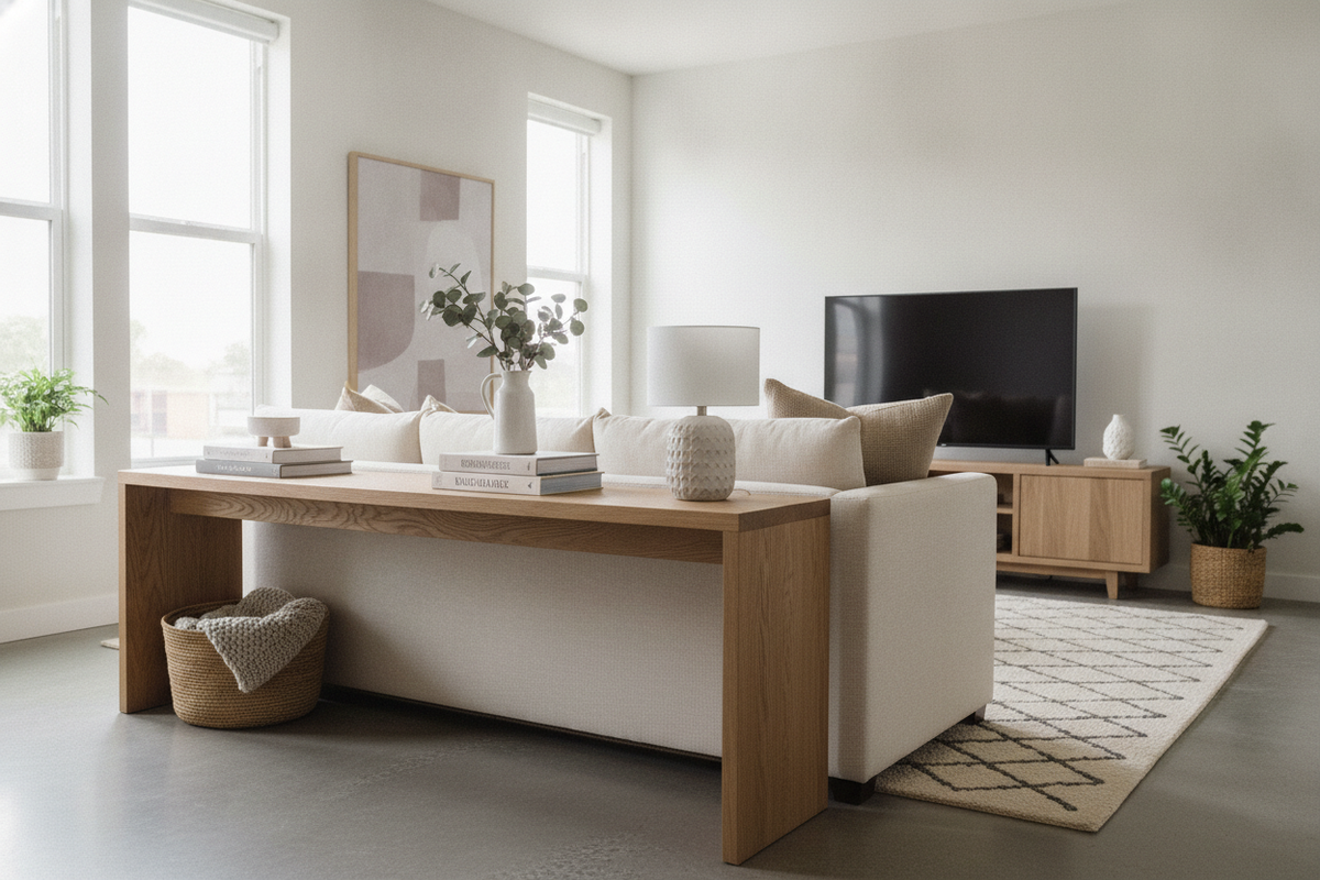 I'm Over Metal C-Tables: Give Me a Narrow Wooden Side Table