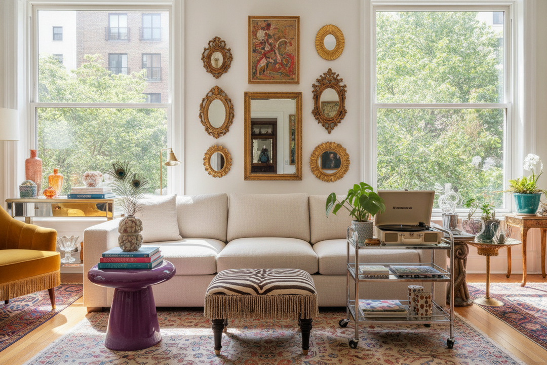Your Basic Couch Needs Fun Side Tables (Not Another Wooden Cube)