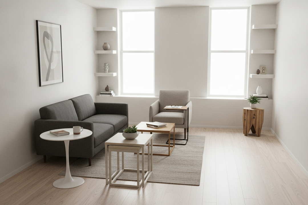 How Tiny Tables for Small Spaces Fixed My Terrible Studio Layout