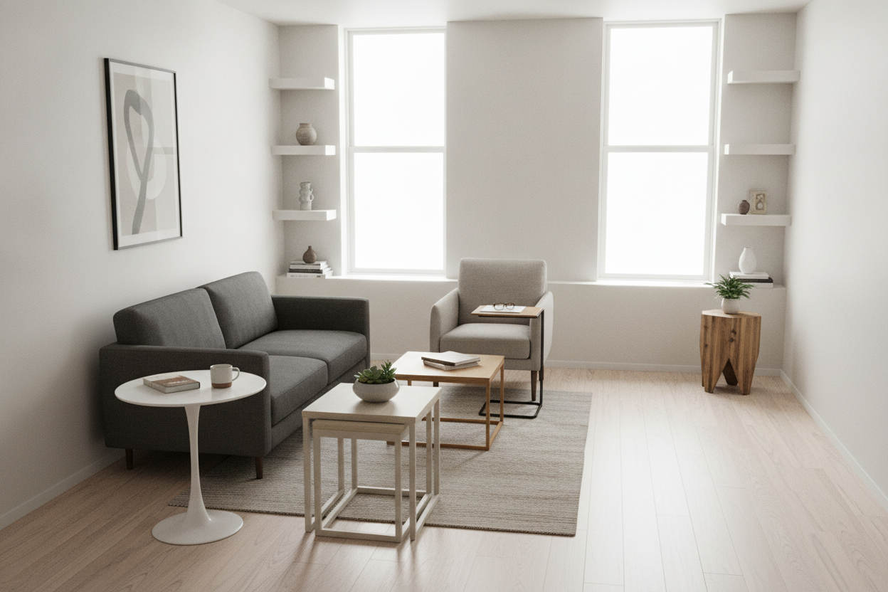 How Tiny Tables for Small Spaces Fixed My Terrible Studio Layout