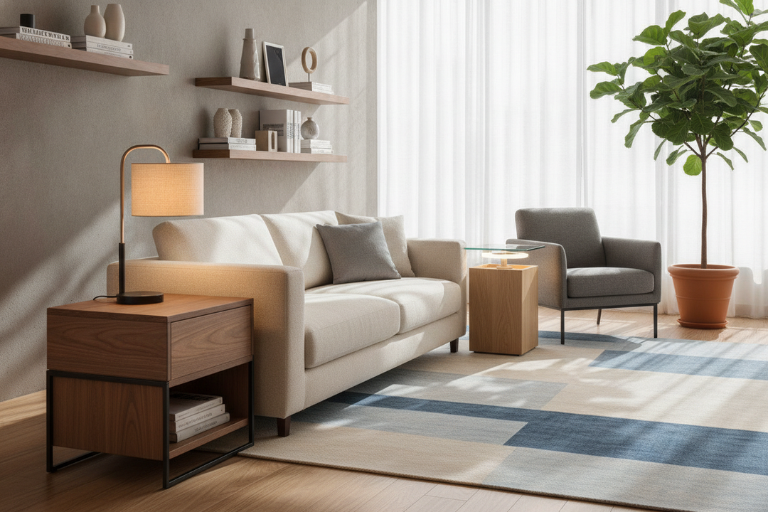 I Finally Caved and Bought a Side Table With Light (Here's Why)