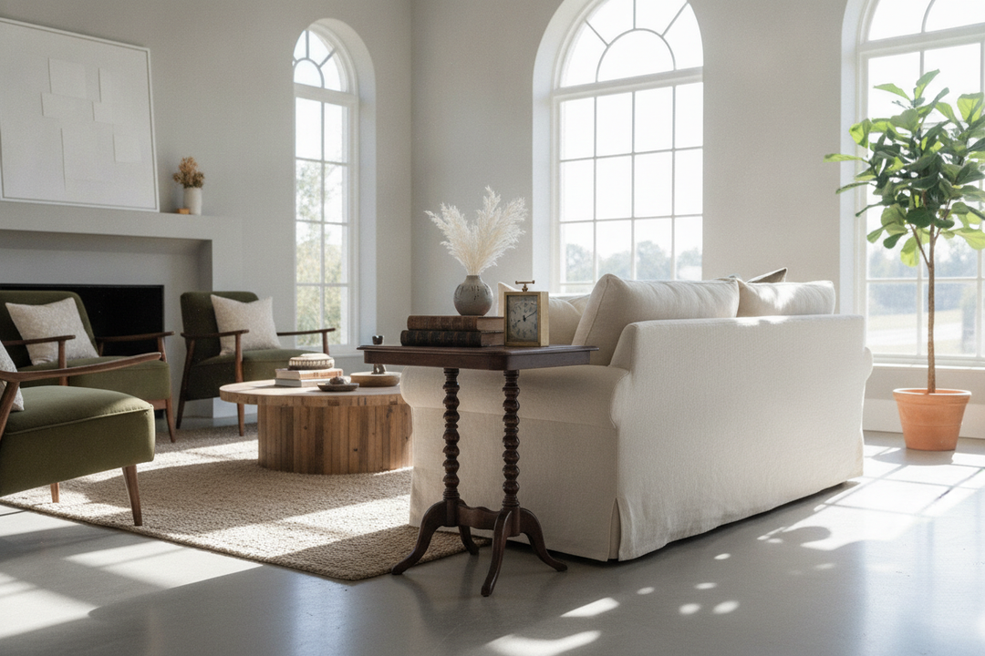 I'm Officially Over Boxy Furniture: Enter the Spindle Side Table