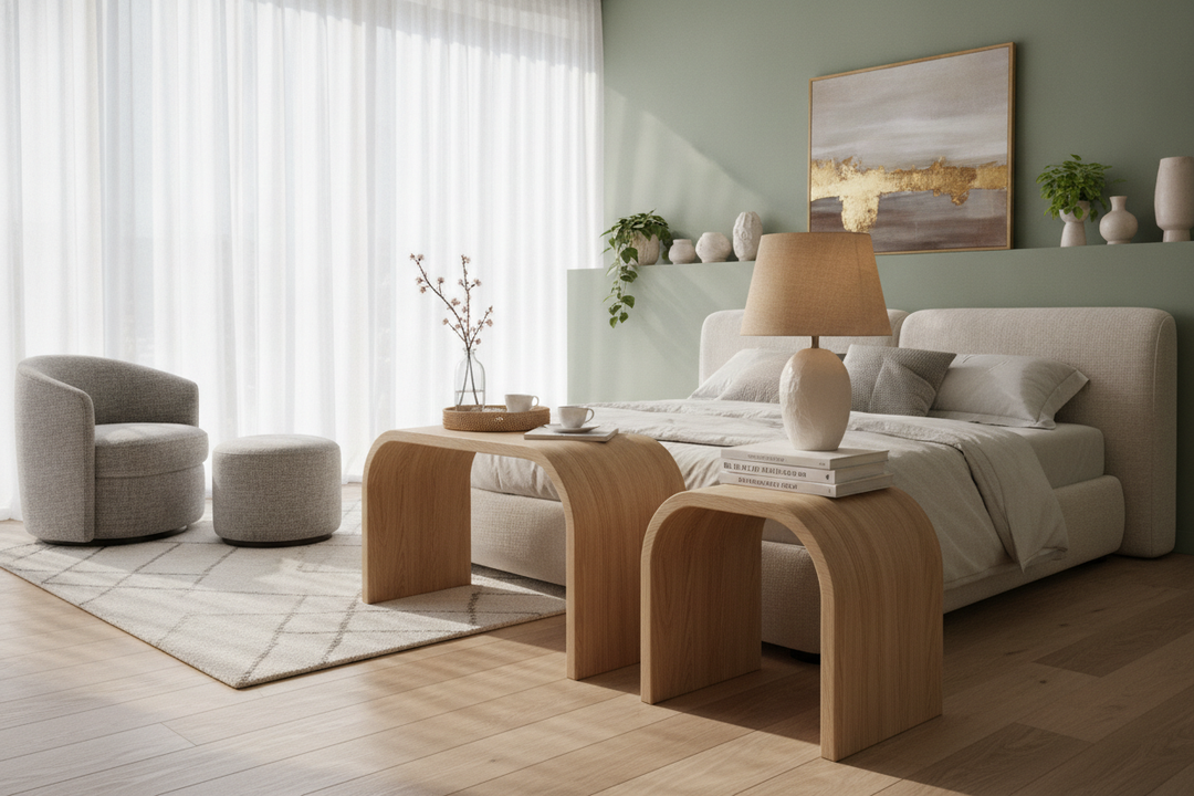My Bedroom Looked Like a Box Until I Bought an Arch Side Table