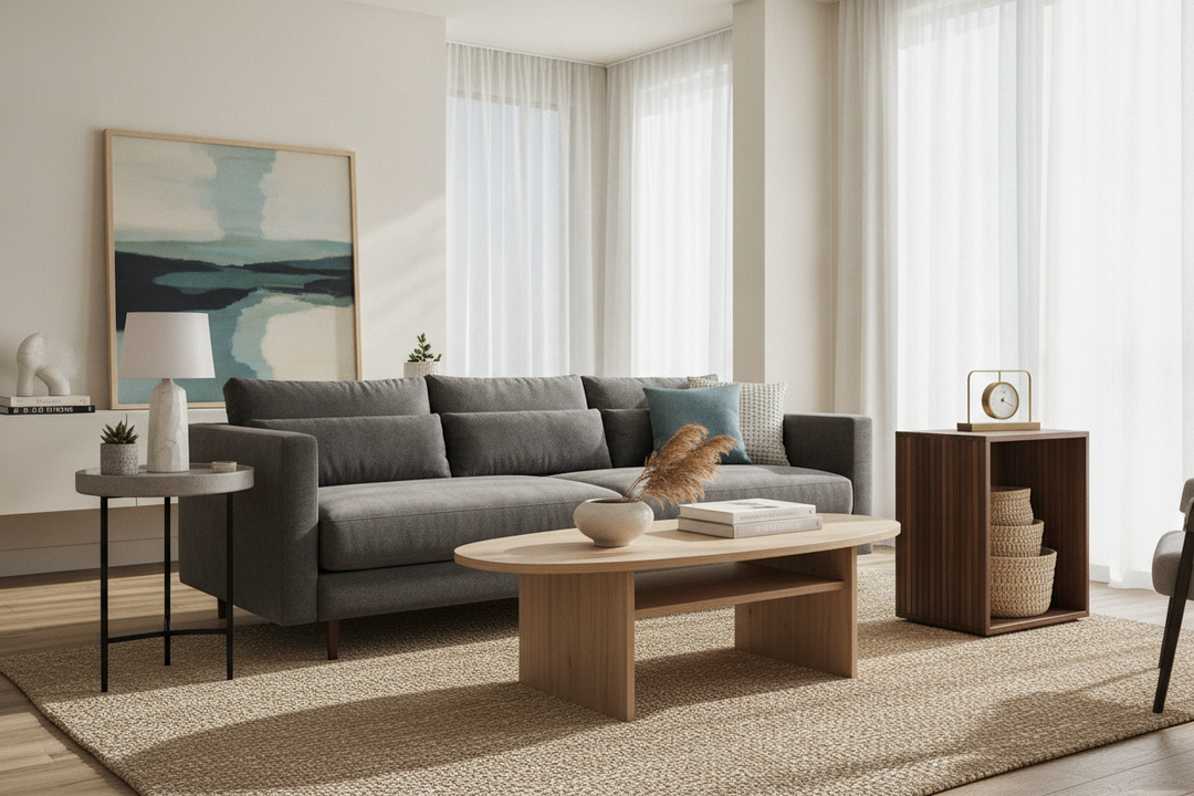 Stop Matching Your Coffee Table: A Rule for Side Table Design