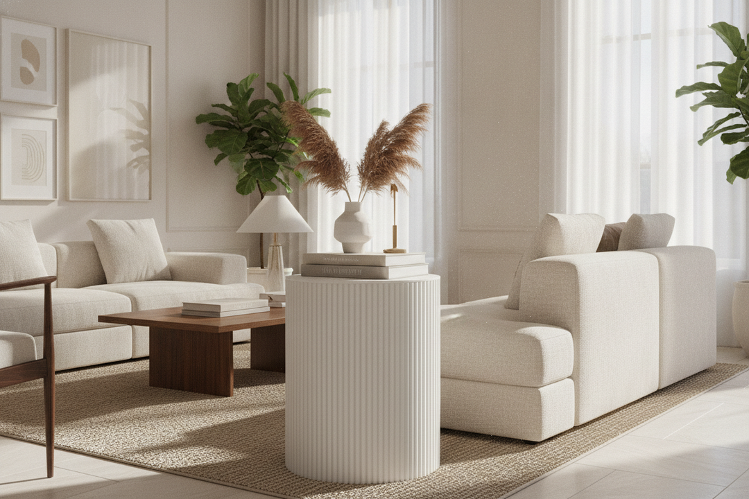 Is a White Fluted Side Table Just a Dust Trap? (My Review)