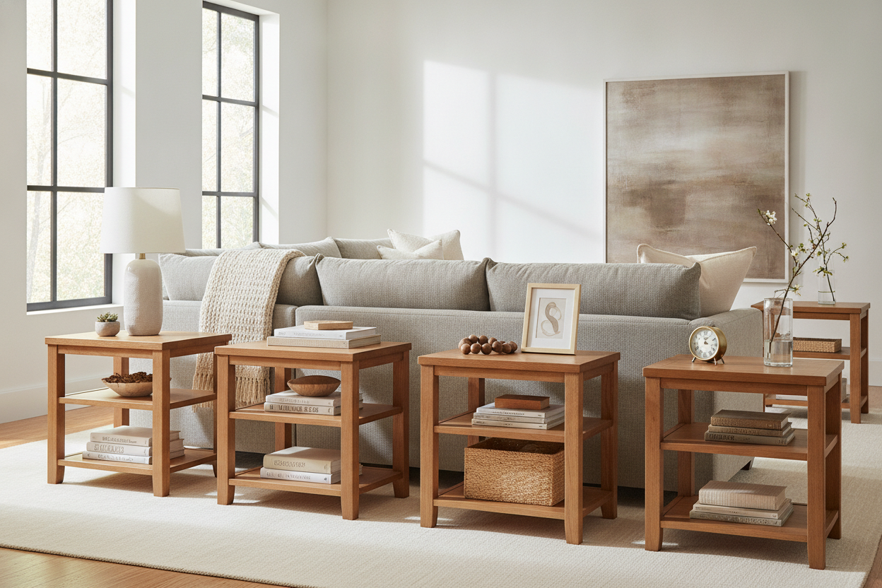 Why I Refuse to Buy Anything But a Wood Side Table With Shelves