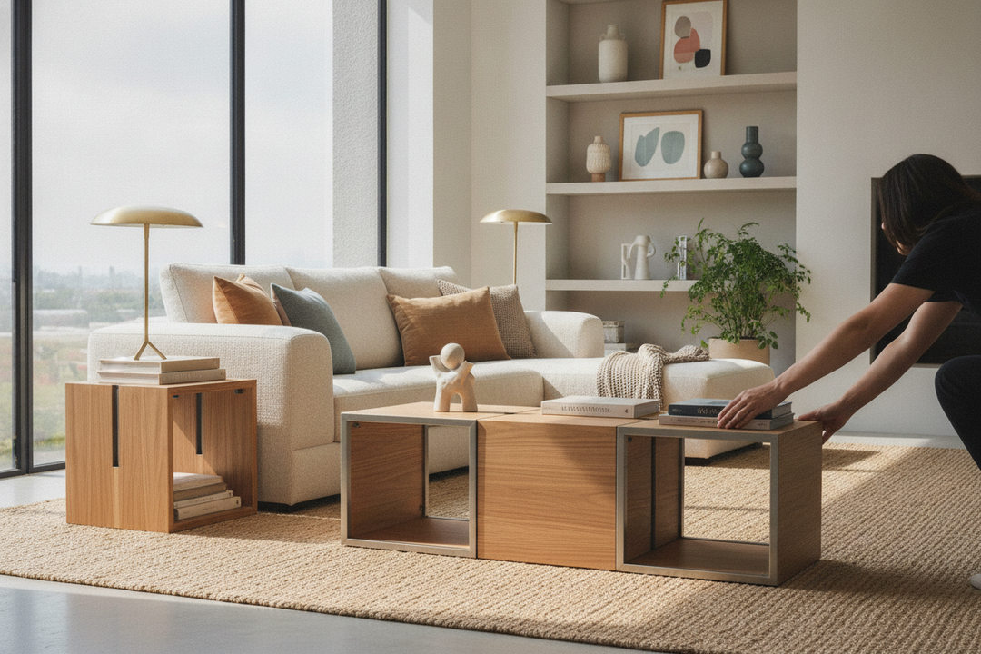 I Bought a Modular Side Table Because I Can't Stop Rearranging