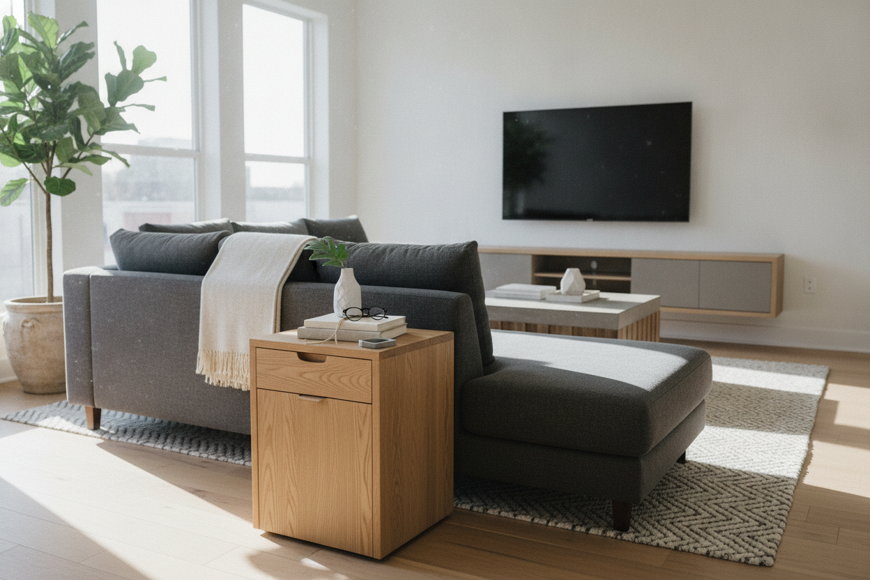 Why an End Table With One Drawer Is the Sweet Spot for Storage