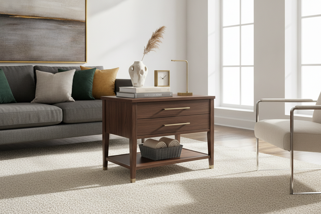 How to Make a Small Storage Table With Drawers Look Expensive