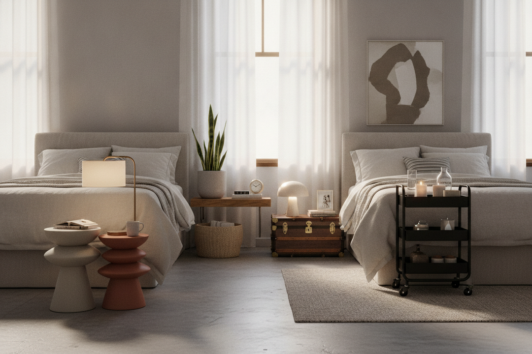 Stop Buying Clunky Nightstands: Better Bedroom Side Tables Ideas