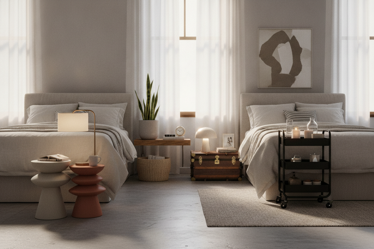 Stop Buying Clunky Nightstands: Better Bedroom Side Tables Ideas