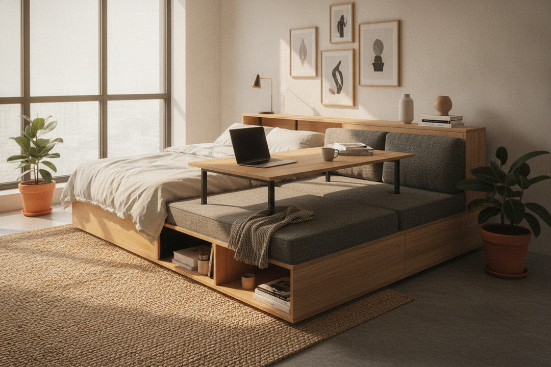 I Spent 6 Months Sleeping on a Bed Couch Table Combo
