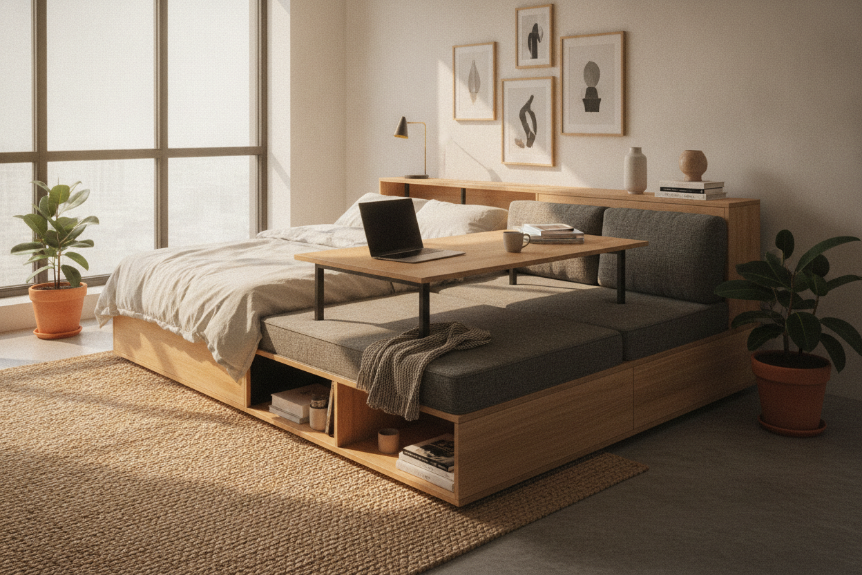 I Spent 6 Months Sleeping on a Bed Couch Table Combo