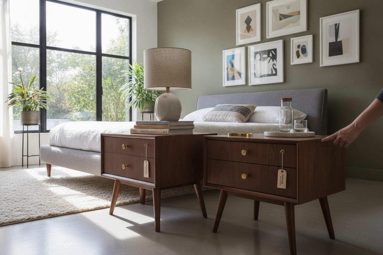 How to Tell if Those Mid-Century Bedside Tables Are Actually Vintage