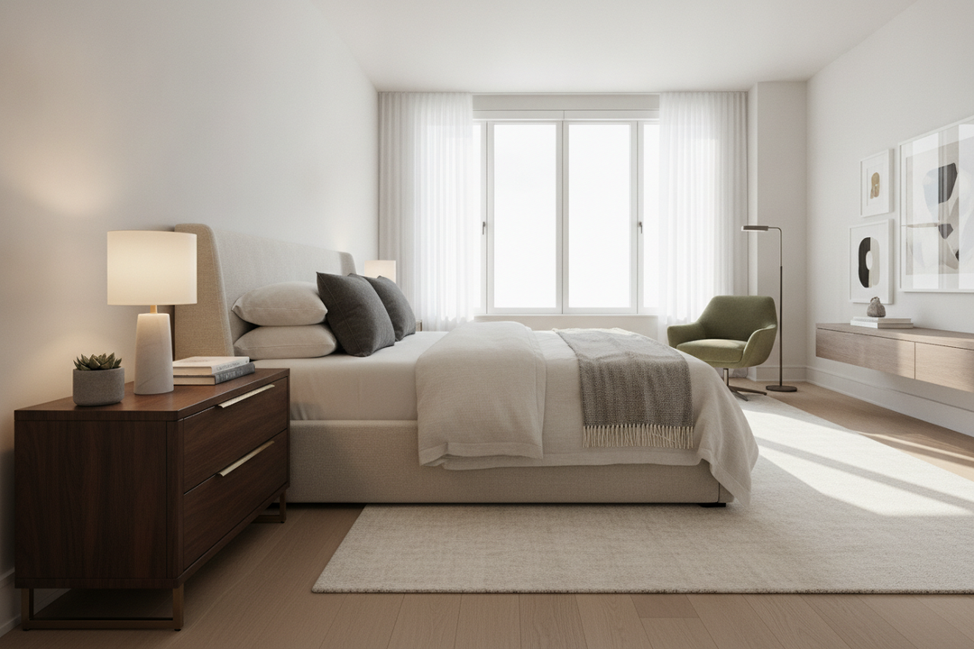 The 2-Inch Rule for Getting Bedside Table Height Exactly Right