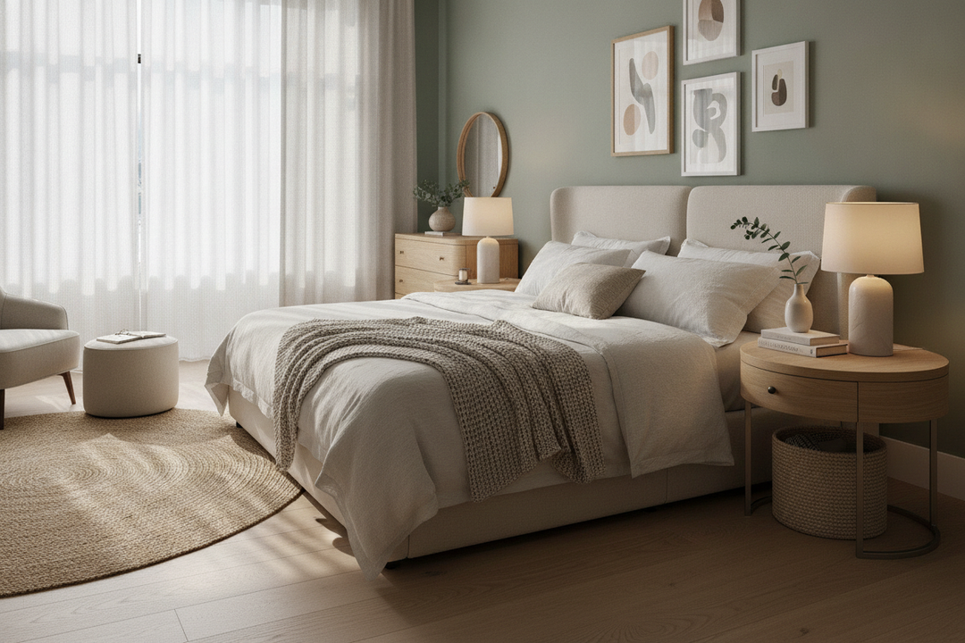 Why I Kept My Bedside Table Round (And Ditched the Box)