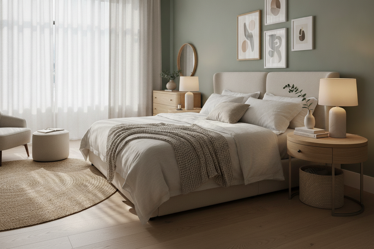 Why I Kept My Bedside Table Round (And Ditched the Box)