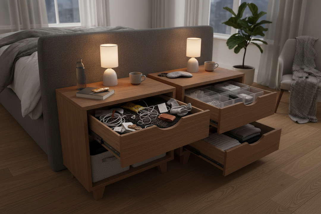Why Your Bedside Table Organization Fails by 2 AM