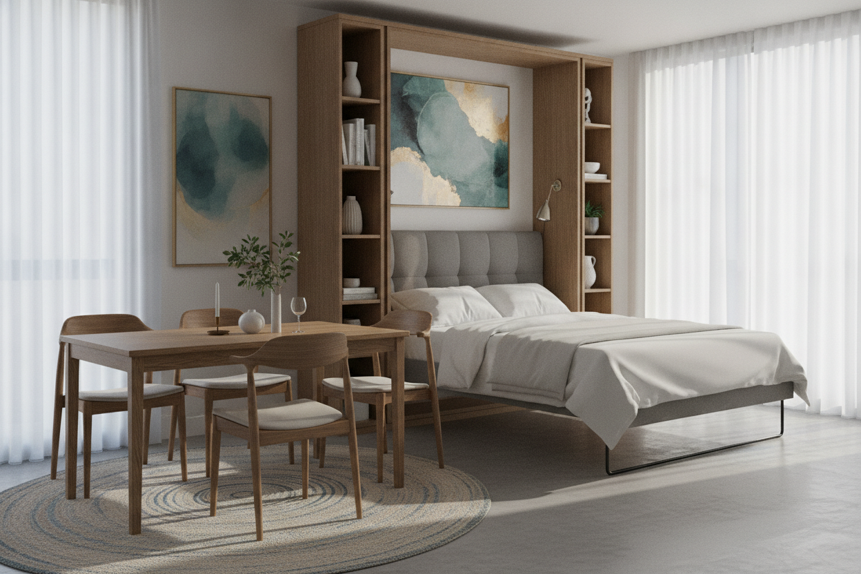 Stop Eating on Your Mattress: The Magic of a Convertible Table Bed
