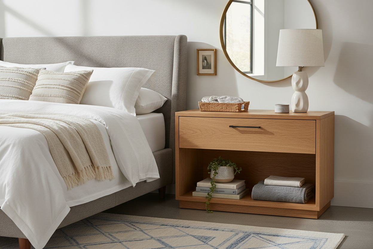 I Refuse to Choose: The Magic of a Bedside Table Drawer Shelf