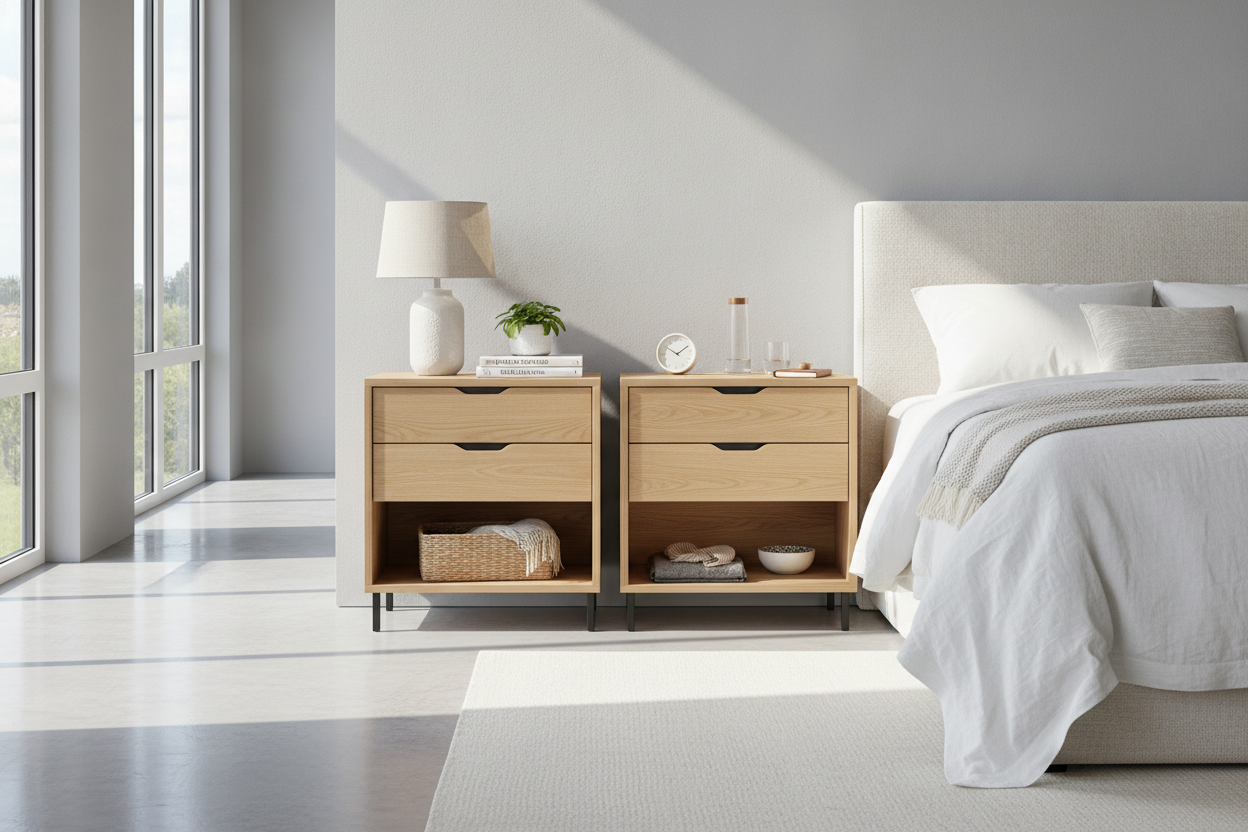 I Finally Found the Perfect Bedside Table Drawer and Shelf Ratio