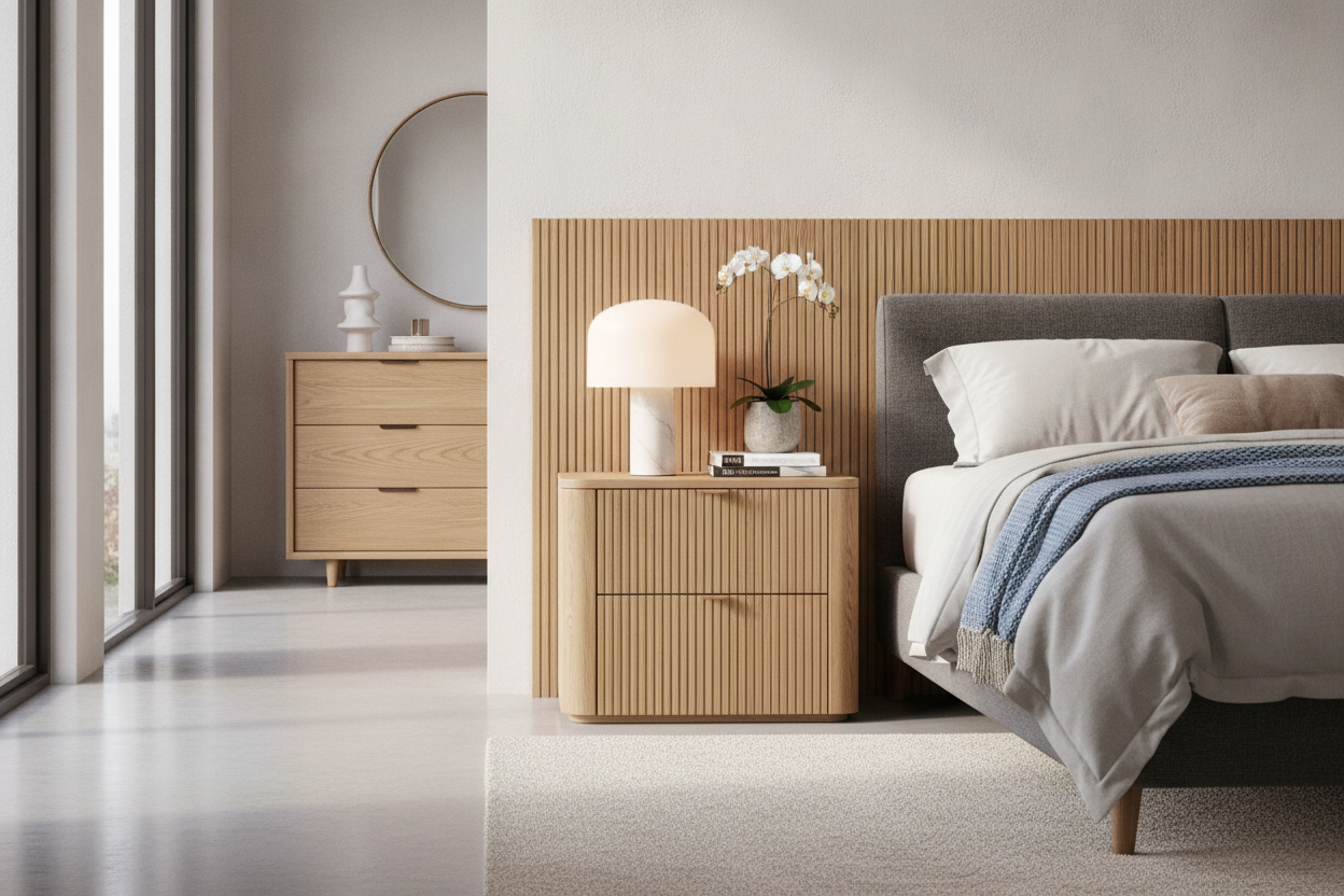 I Finally Caved and Bought a Ribbed Bedside Table (No Regrets)