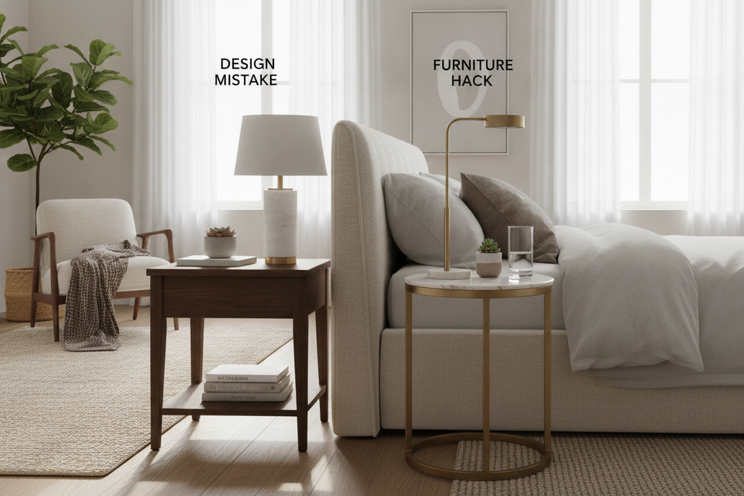 Stop Using End Tables as Nightstands (Unless You Follow This Rule)