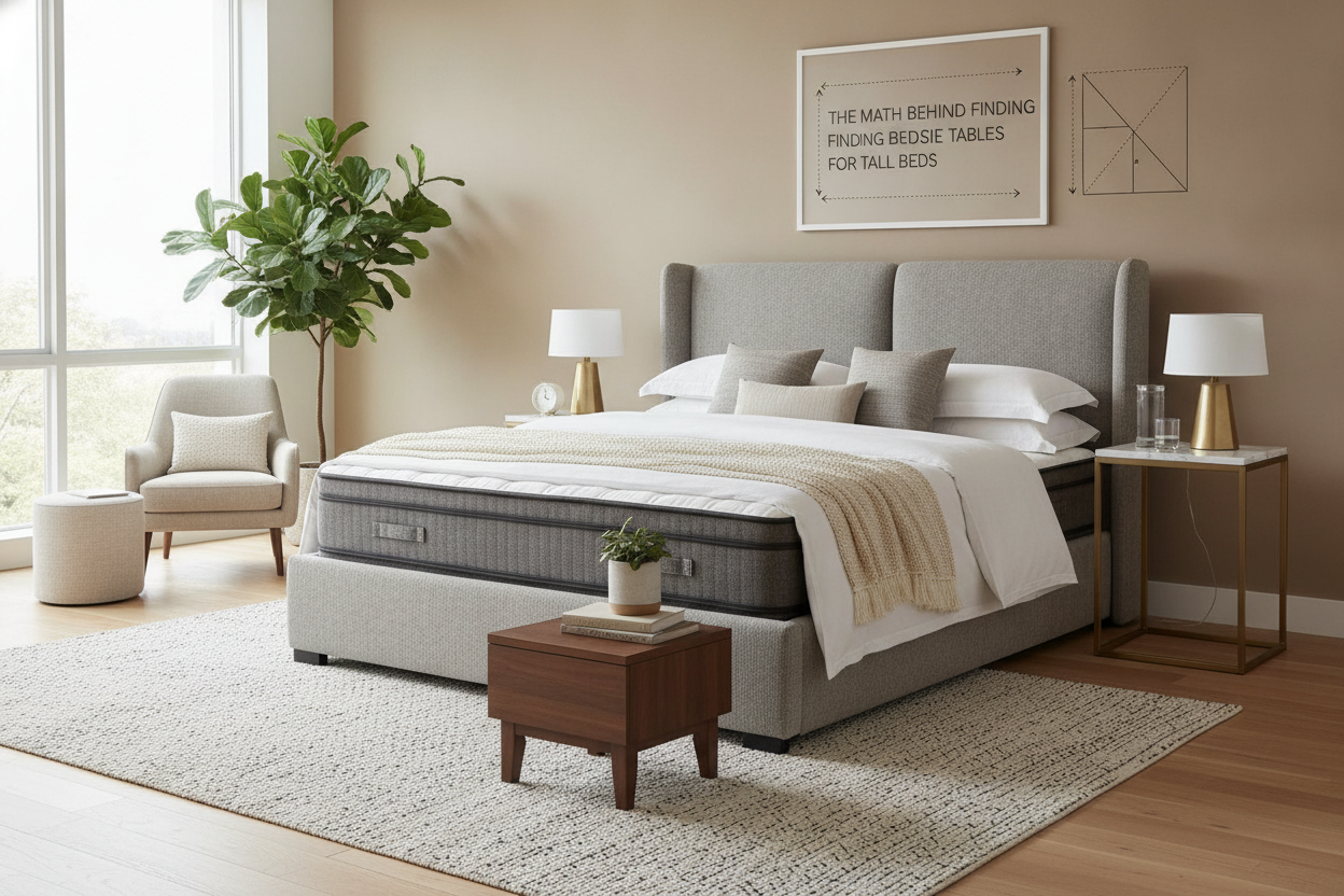 The Math Behind Finding Bedside Tables for Tall Beds