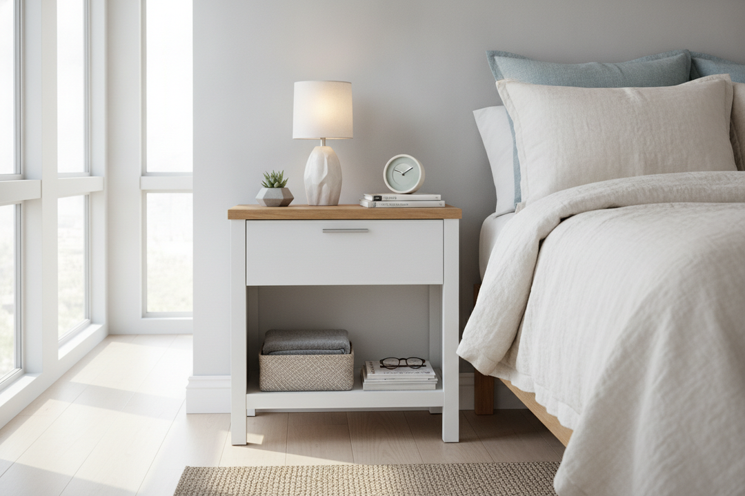 The 'Ugly Stuff' Rule: Why You Need a One Drawer Bedside Table