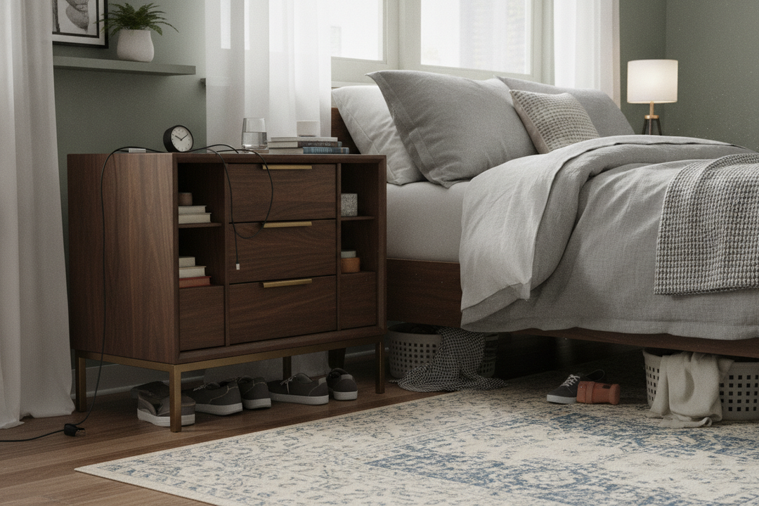 Why the Design of Bedside Table Storage Is Actually Flawed