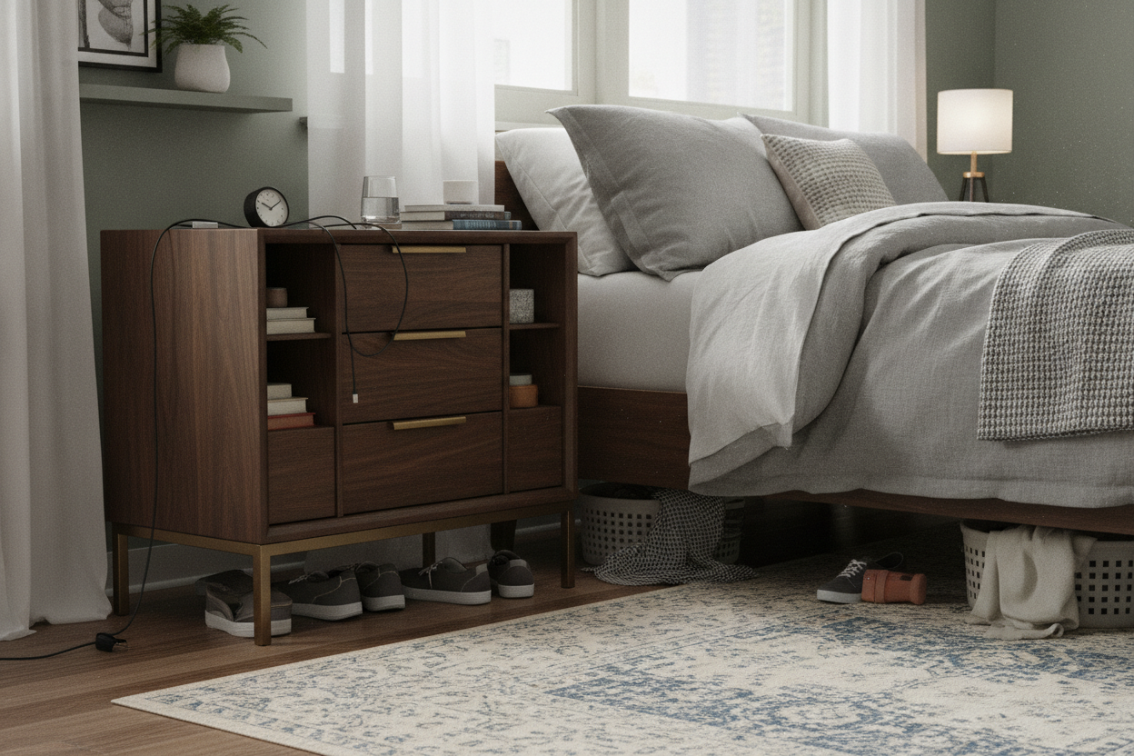 Why the Design of Bedside Table Storage Is Actually Flawed