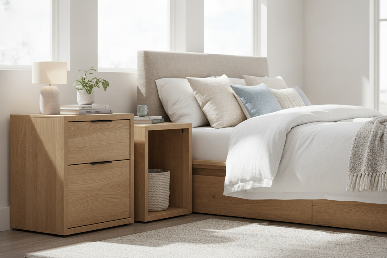 Why I Chose an Oak Effect Bedside Cabinet Over Real Wood