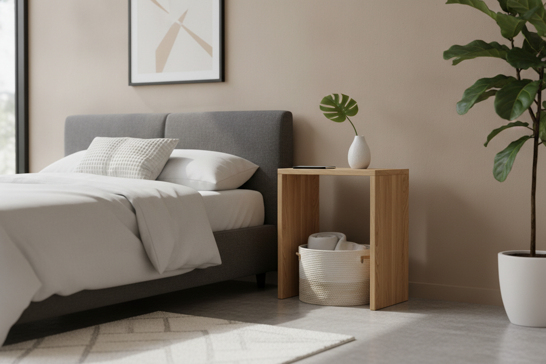 Why I Refuse to Buy Anything Except a Shallow Bedside Table