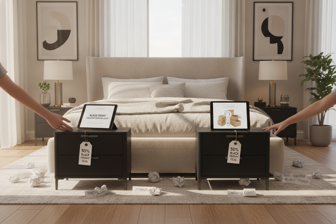 Don't Panic Buy a Black Friday Bedside Table Just Because It's 50% Off