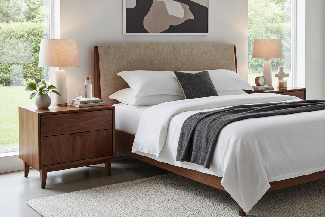 Why a Bedside Table Walnut Finish Always Looks Expensive