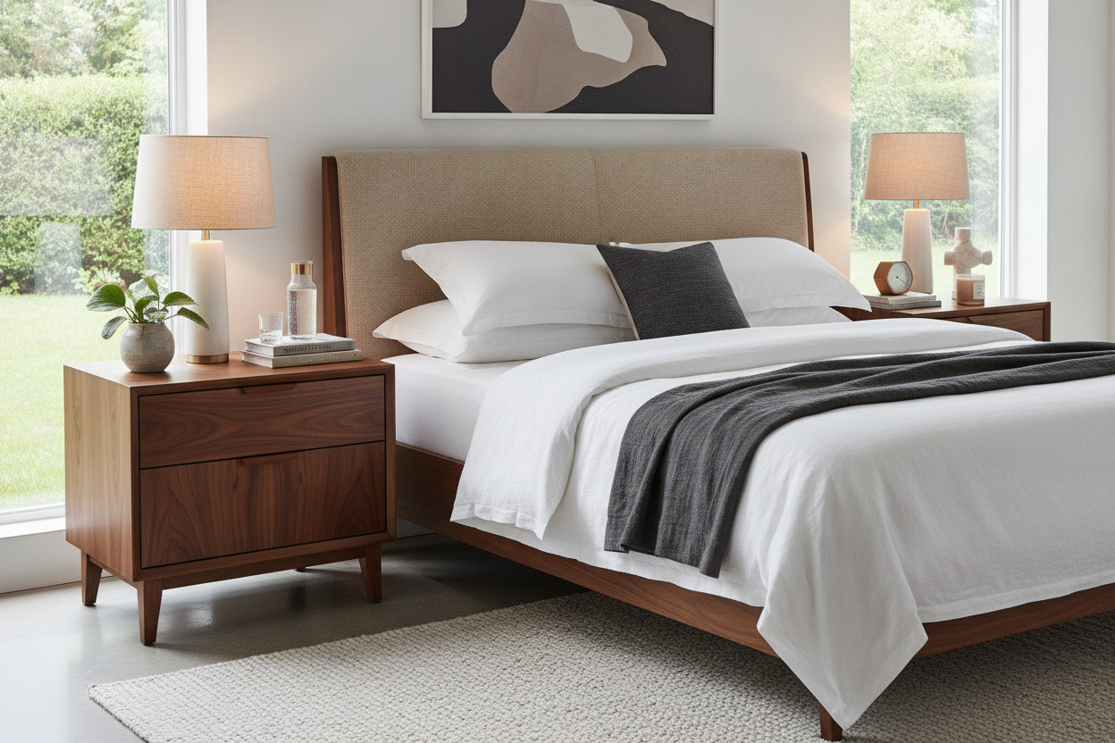 Why a Bedside Table Walnut Finish Always Looks Expensive