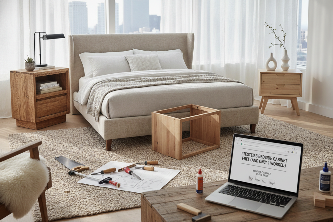 I Tested 3 Bedside Cabinet Plans Free (And Only 1 Worked)