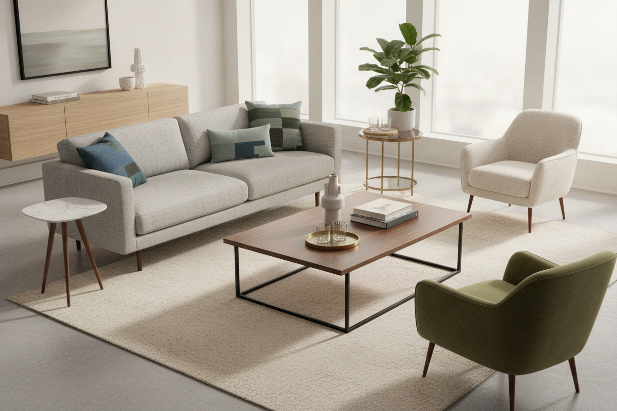 Please Stop Buying the Matching Modern Living Room Table Set