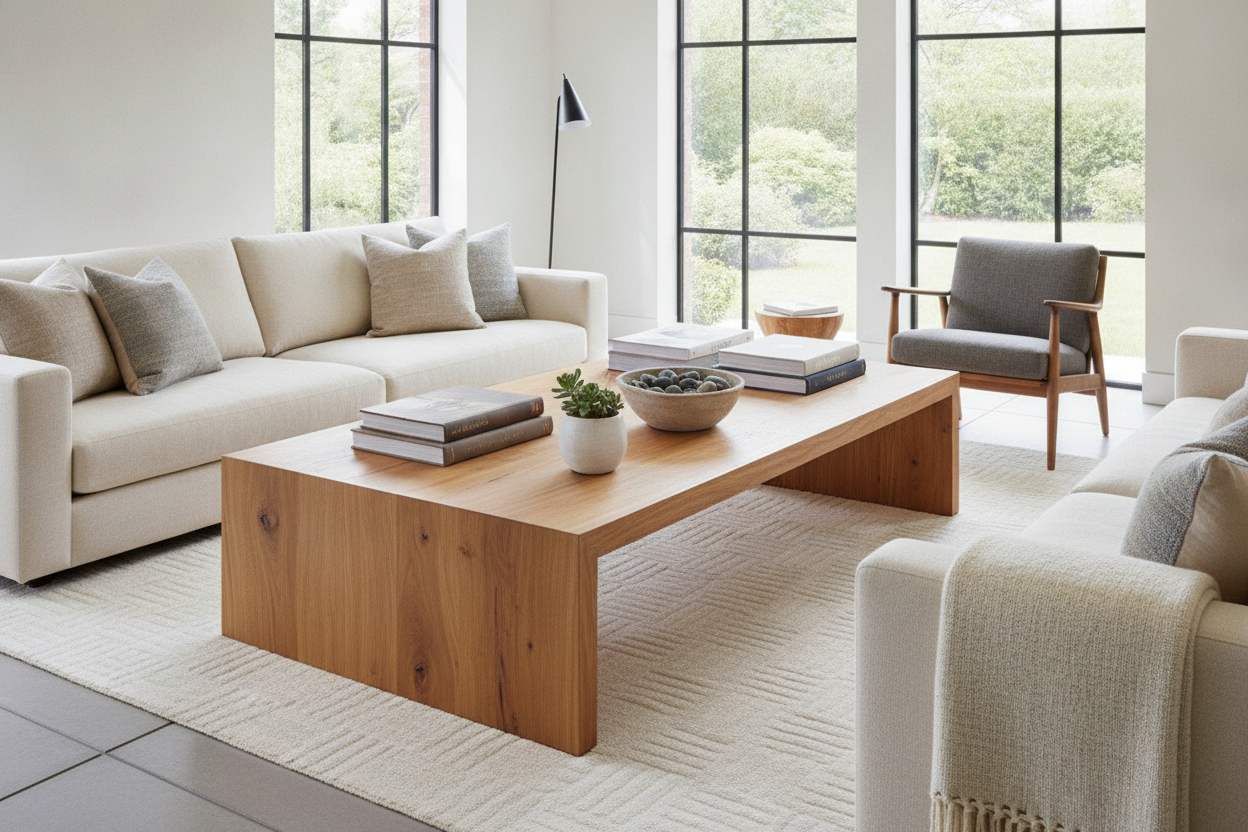 I Traded Glass for a Wooden Table for Living Room Survival