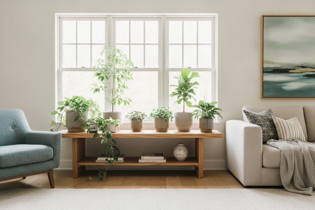 How a Short Window Table Finally Fixed My Cluttered Plant Corner