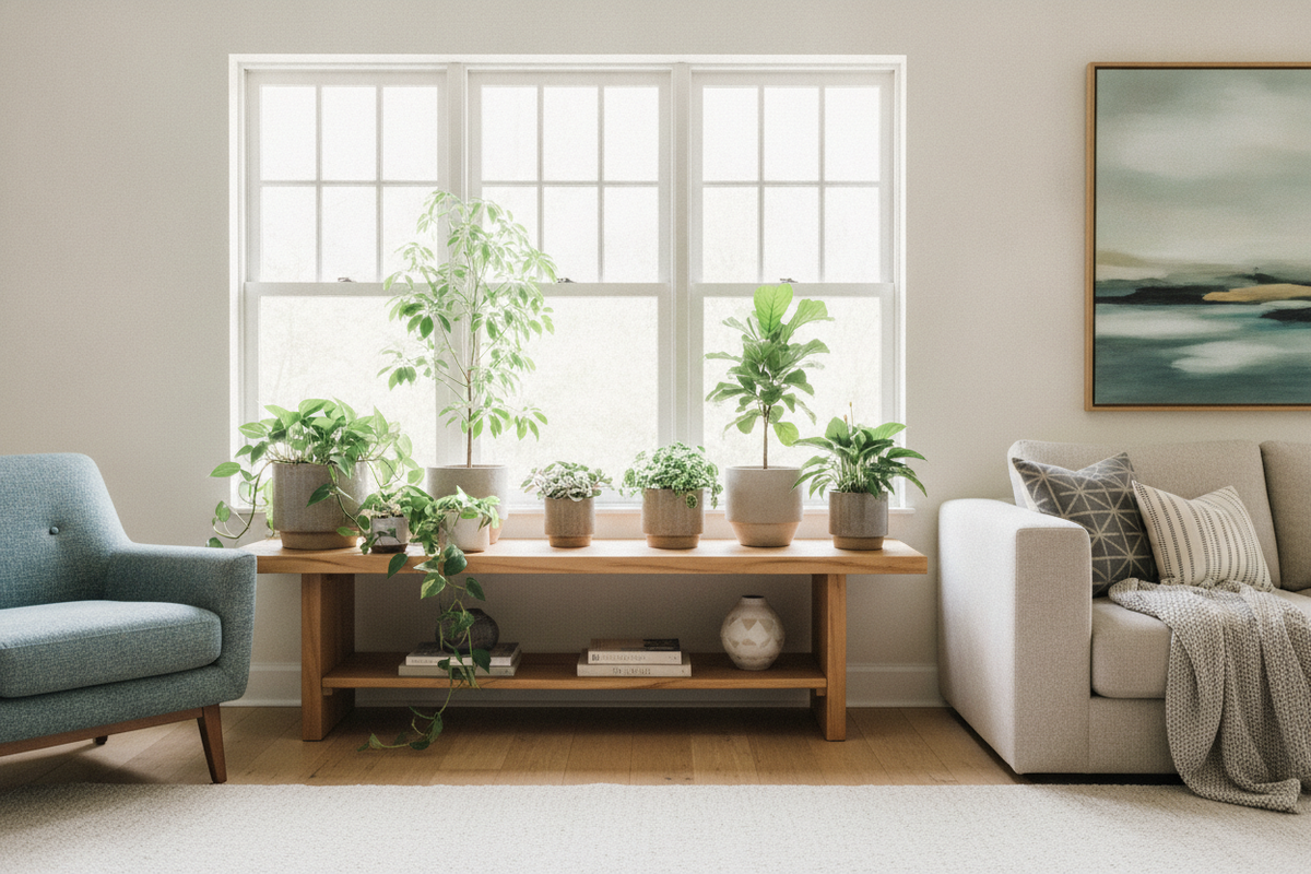 How a Short Window Table Finally Fixed My Cluttered Plant Corner