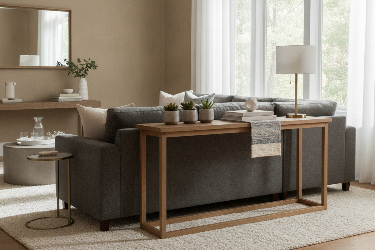 How Skinny Accent Tables Finally Fixed My 'Couch Abyss' Problem