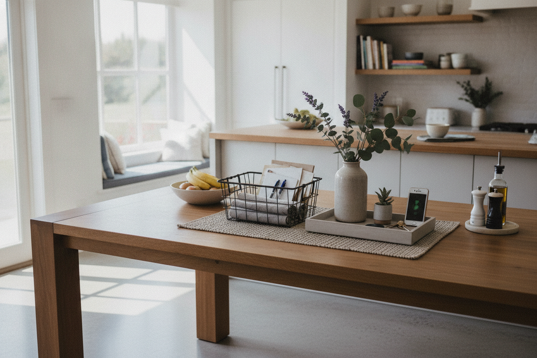 Centerpieces for a Kitchen Table That Survive the Daily Mail Dump